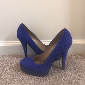 Brand new blue Rachel pumps